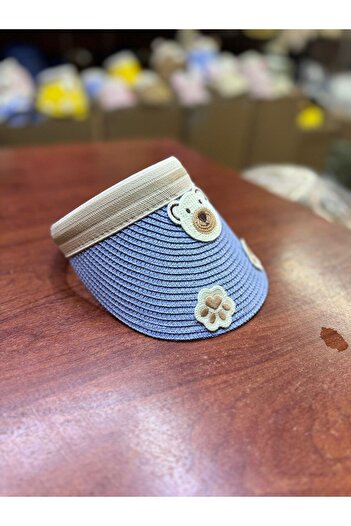 mercantoptan Детска сламена шапка с козирка