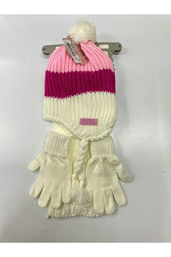 mercantoptan Set of 3 Children's Scarf Beanie Gloves