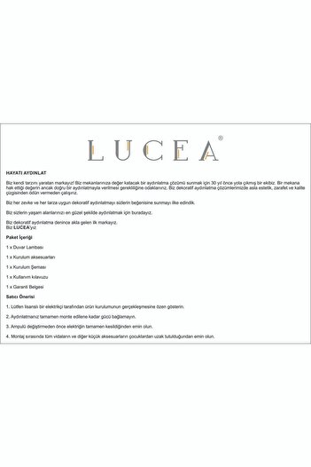 LUCEA Ponte Masa Lambası Esk. 1xe27