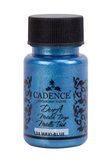Cadence Dora Simli Metalik Boya 134 Mavi 50 ml