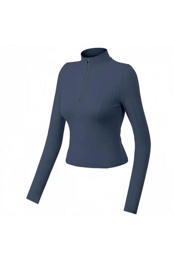 Köstebek Half Zipper Turtleneck Long Sleeve Bodysuit