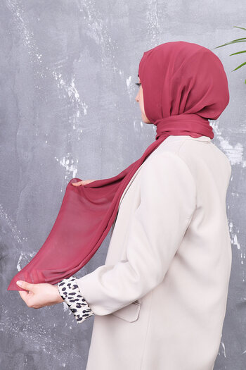 Golden Rose Chiffon Shawl