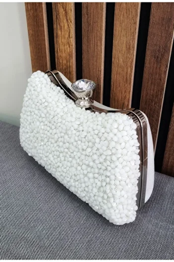 GP GUES POLO Women's Evening Dress Bag with Stone Detail