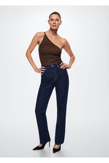 MANGO Woman Καφέ Γυναικείο Μπουστάκι 37037763