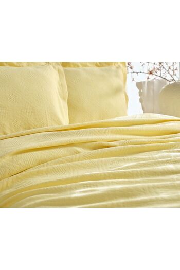 Doqu Home Lillia Pike Seti Lillia Çift Kişilik - Sarı