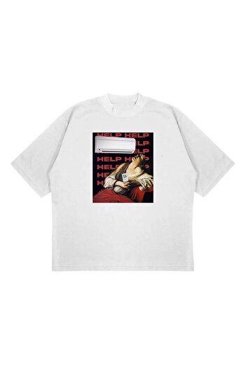 CC STORE Unisex Oversize T-shirt - 100% Cotton, Breathable, Thick Fabric, Design Printed
