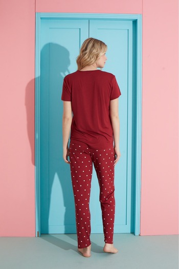Pijamoni Kadın Milan ipek bambu Pijama Takımı