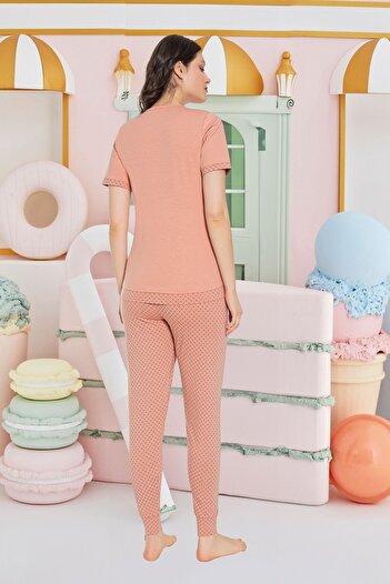 Sevim 16053 Model - Printed Comfortable Pajama Set