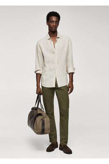 MANGO Man Men's Khaki Pants -47000553