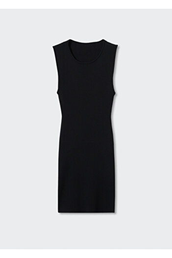 MANGO Woman Siyah Kadın Elbise  37019099