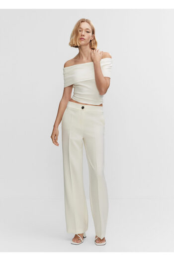 MANGO Woman Natural Women's Trousers - Model47010150