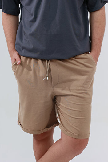 TKT Men's Double Leg Combed Cotton Shorts - Bermuda Design