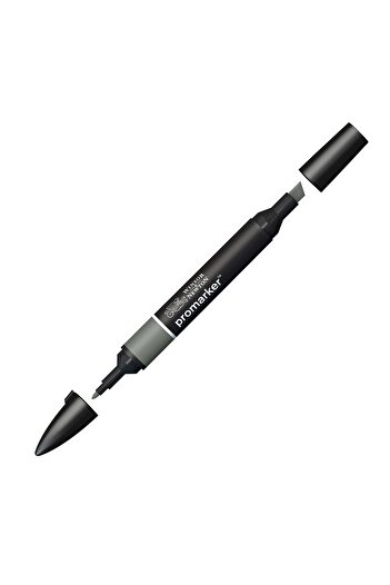 Winsor Newton Promarker Double Ended Alcohol Based Graphic Drawing Pen Ice Gray 6