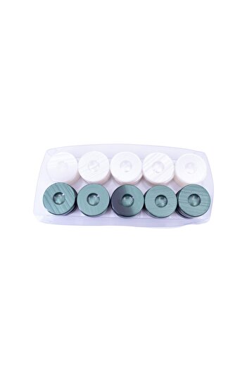 Otantik Green White 35mm Backgammon Scale - 3.5 cm Pearlescent