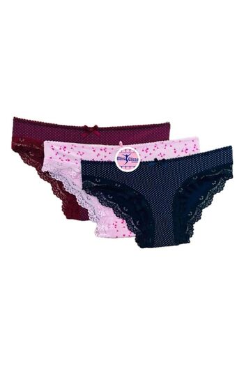 MİSS ELİZZA Bikini 3 Piese Talie Flush Drop Leg Sur Dantela