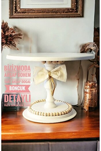 bizizmoda Cake Stand Wooden Tiers Presentation Serving Stand Cake Cake Stand Organizer Special