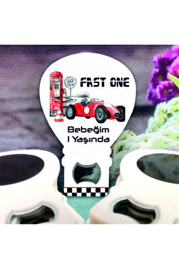 Ege ajans 10 Pieces Car Concept Magnet with Gelatin Card