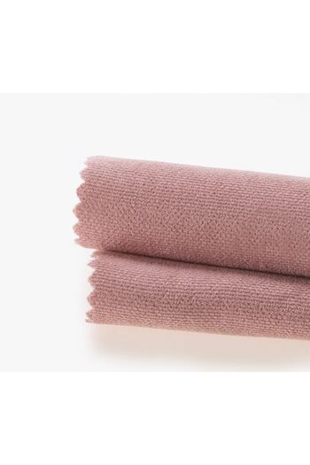 Demor Home Βελούδινη υφή Extraphore Gathered Baby Pink Κουρτίνα φόντου υψηλής ποιότητας Μονό φτερό