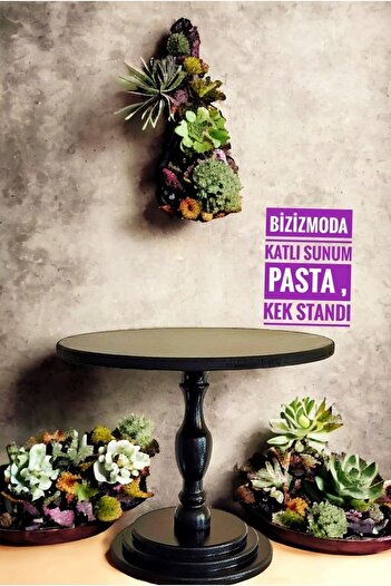 bizizmoda Cake Stand Wooden Leg Folded Presentation Serving Stand Cake Cake Stand Organizer
