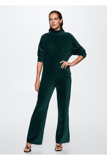 MANGO Woman Green Women's Sweatshirt37087741