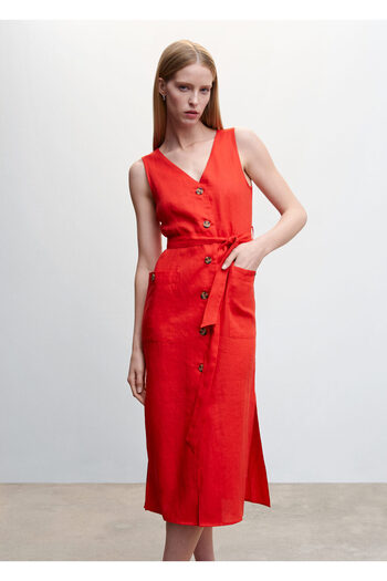 MANGO Red Women's Dress47007108