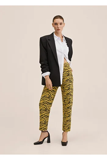 MANGO Woman Senffarbene Damenhose27003272