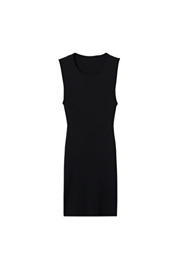 MANGO Woman Siyah Kadın Elbise  37019099