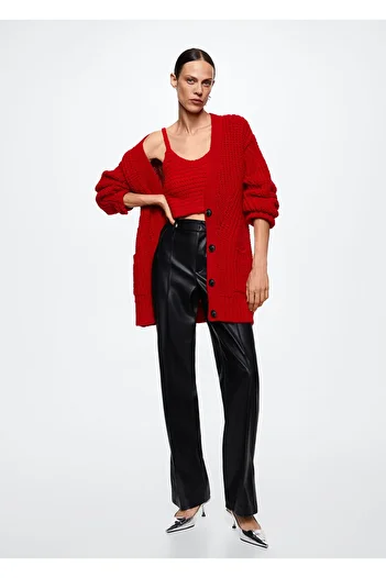 MANGO Woman Red Women's Adult Bustier 37065957