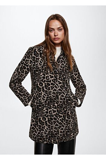 MANGO Woman Γυναικείο παλτό για ενήλικες Dark Camel37075951