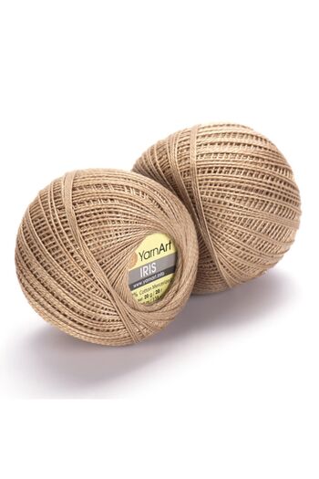 Yarnart Iris - Mercerized Lace Νήμα Σκούρο Μπεζ-930
