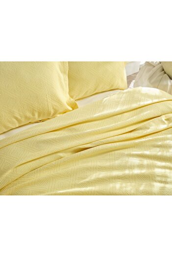 Doqu Home Lillia Pike Seti Lillia Çift Kişilik - Sarı