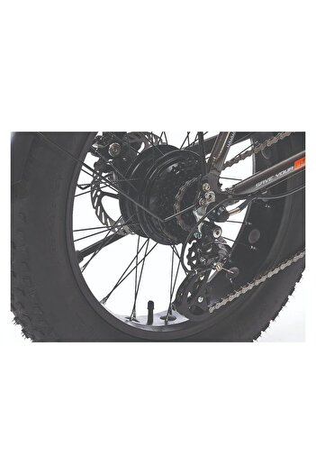 Corelli Voniq E Fat Bike Katlanır Elektirikli Bisiklet GRİ