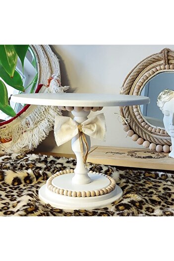 bizizmoda Cake Stand Wooden Tiers Presentation Serving Stand Cake Cake Stand Organizer Special