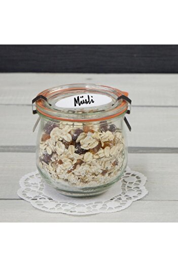 Weck 370 ml Tulip Glass Storage Jar (4 Pieces)
