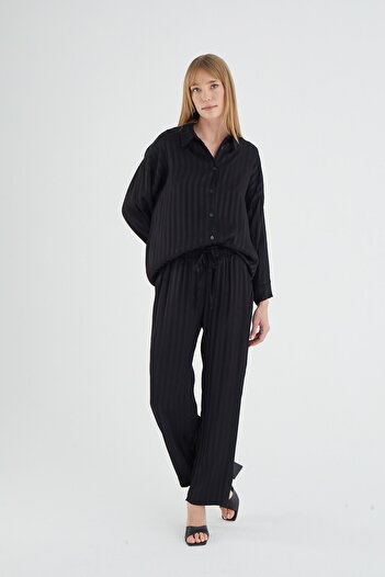 GİZZEY 21207 Buttoned Pants Set
