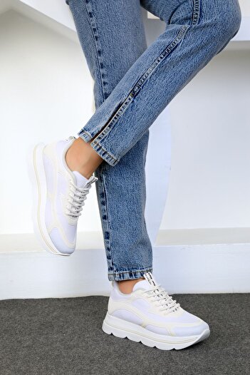 SOHO 19279 Model White Women's Sneakers