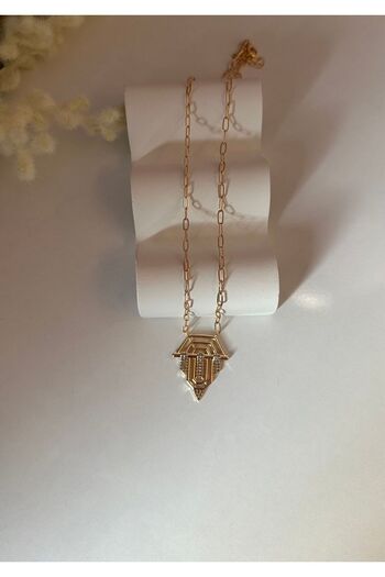 YENGEÇ Serenay Steel Gold Necklace