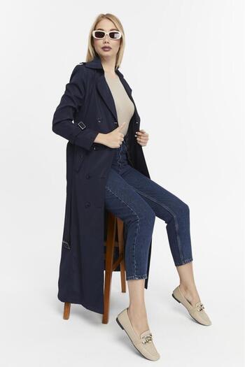 Jamila Long Seasonal Women's Trench Jacket