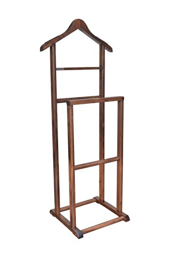 NYN Uşak Walnut Colored Wooden Mute Hanger