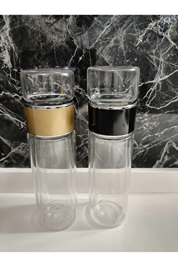 Neo Pazar 2 PIECES OF DETOXED DOUBLE LAYER GLASS FLAT WITH SELF CUP