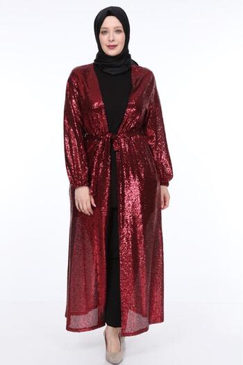 Jamila Shiny Sequined Evening Dress