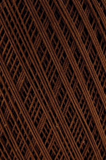 SENSY Classic 10 Crochet Strings - 100% Mercerized Cotton, Lace and Giza Corn Cotton Brown