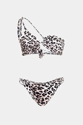 Açelya Okcu FREYA Slim Fit Premium Women's Bikini Bottom - Rope Detailed