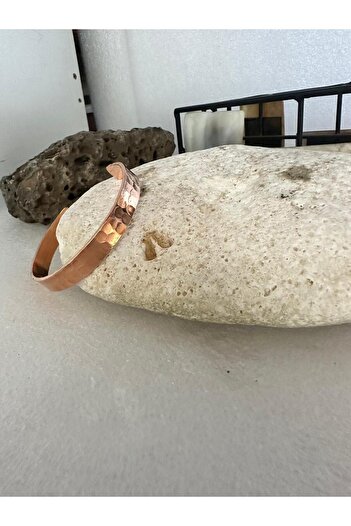 KAVELE Saf Dövme Bakır Bileklik Şans Bilekliği Arkası Ayetli İhlas Felak Nas Ayetel Kürsi Süleyman Mührü