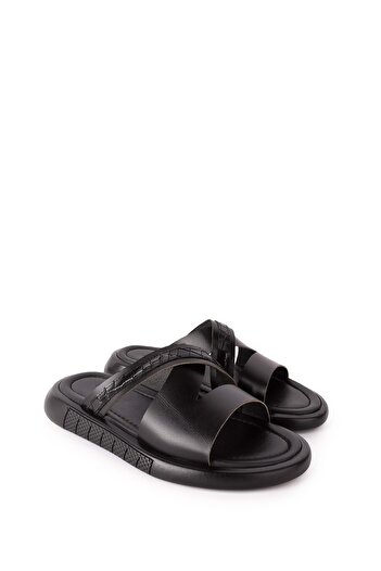 Gondol Men's Genuine Leather Slippers Esm.409