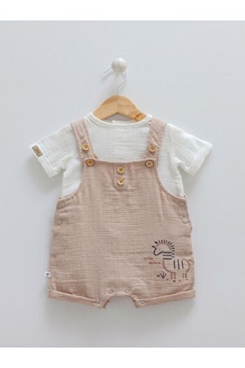 Caramell Little Giraffe T-shirt & Salopet