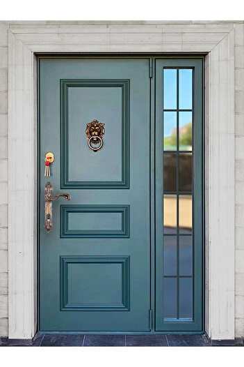 Seha Brass Cast Antique Yellow Color Yale Door Handle - 1 Piece