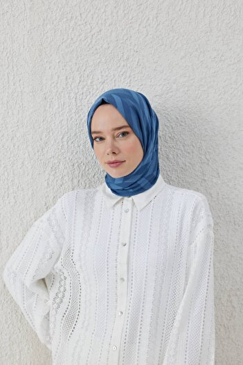 VALORSCARF OZALİT BALIKSIRTI DESEN JAKAR ŞAL