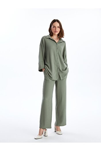 LC Waikiki Wide Leg and Elastic Waist Women's Trousers