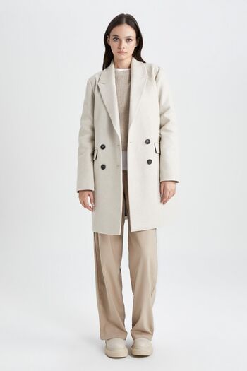 DeFacto Stamp Regular Fit Coat A0907ax23wn